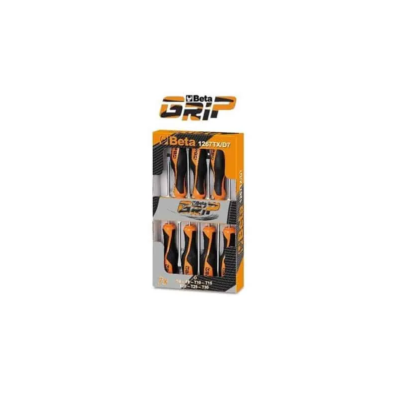 BETA Lot de 7 tournevis Torx® - 1267 TX/D7 - 012670307