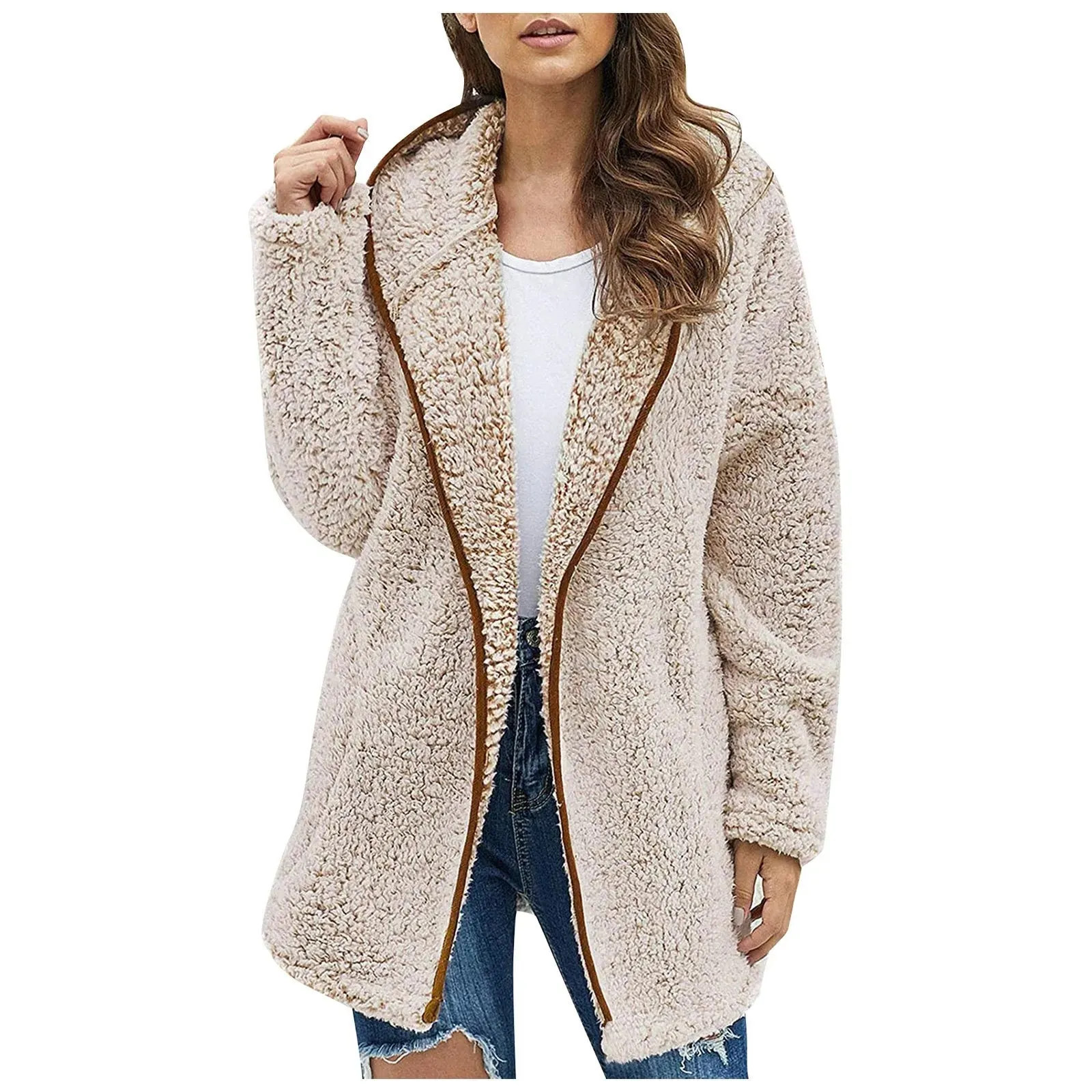Bianca | Veste longue en fleece tendance pour femmes