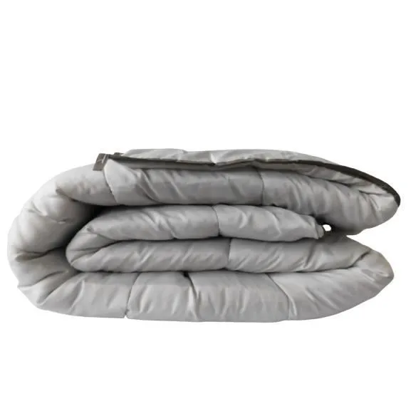 Couette Ultra légère Gris Perle - 2 personnes - Spécial Eté - MORTREUX