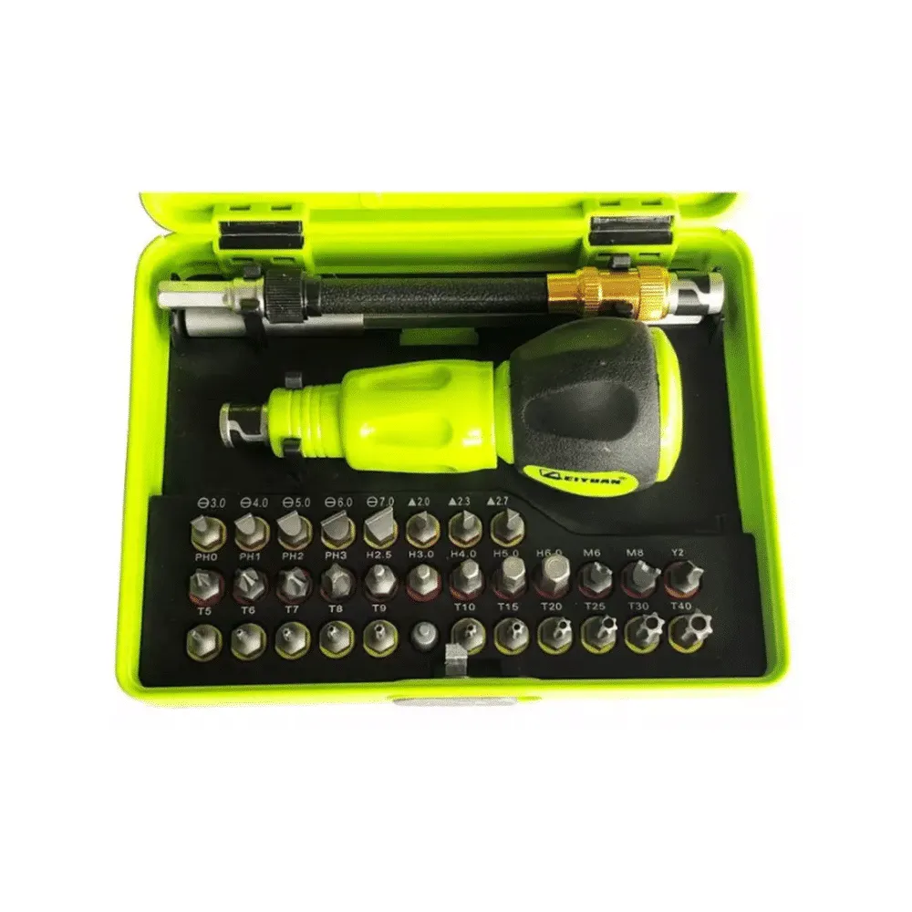 Jeu De Tournevis À Tête 34Pcs Ruike 7611A