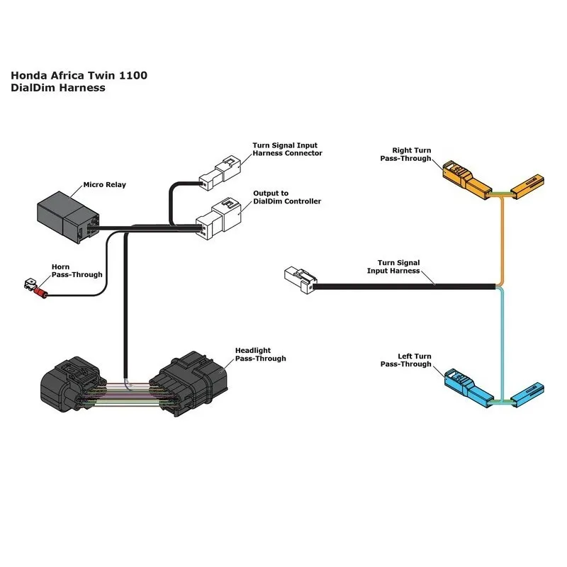 Kit d'éclairages DENALI DR1 DialDim™ - piecemotoquad