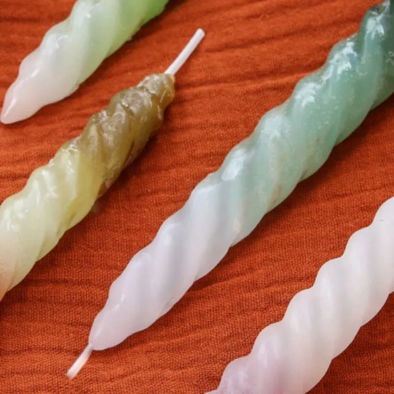 Kit de Bougies Torsadées DIY