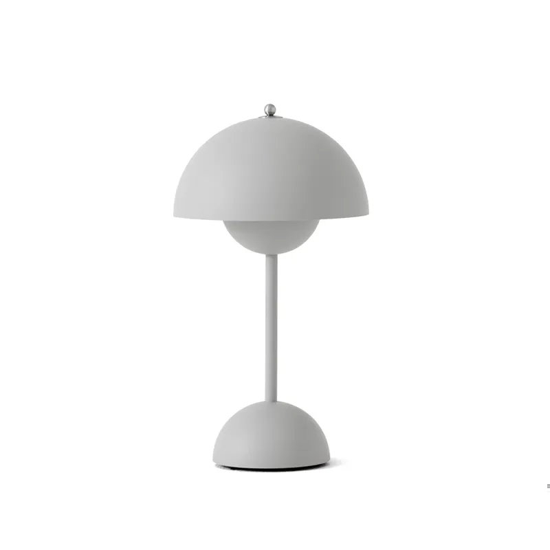 Lampe à poser     FLOWERPOT VP9 sans fil Gris clair mat           AND TRADITION