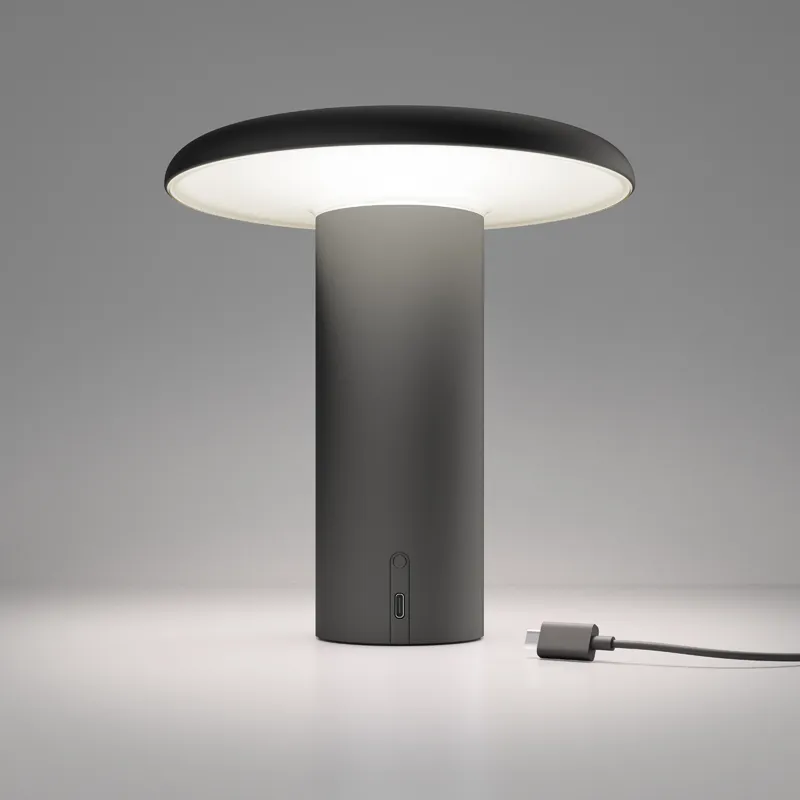 Lampe à poser     TAKKU Gris anodisé           ARTEMIDE