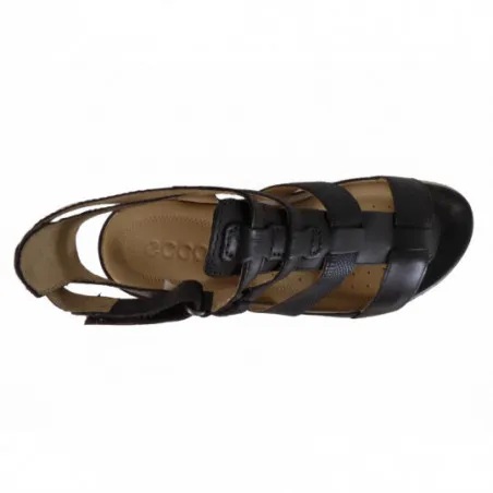 Nu-pied Ecco Tendance en Cuir Marron l Igert
