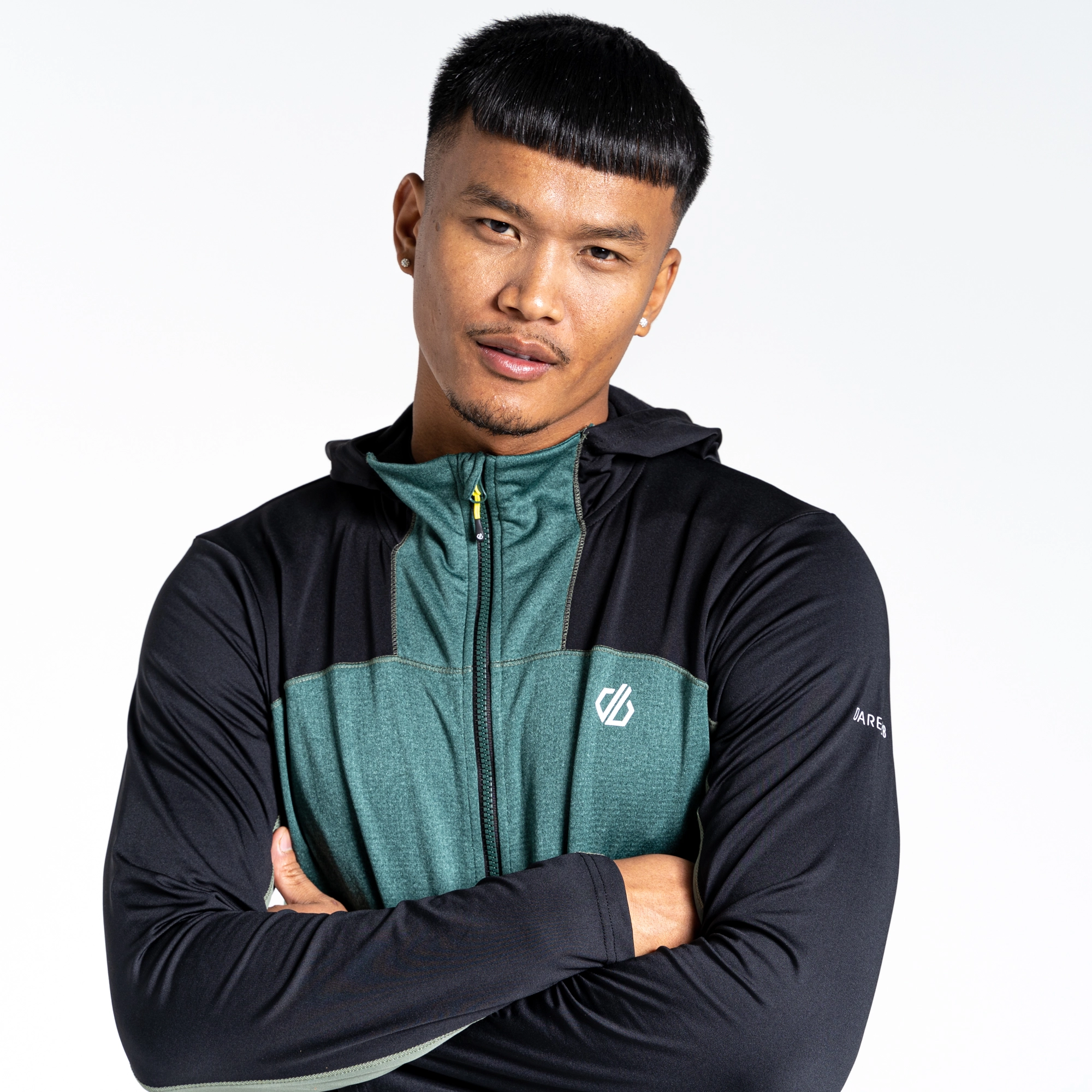 Revive II Homme Couche Core Strech légère recyclée | Vert Noir
