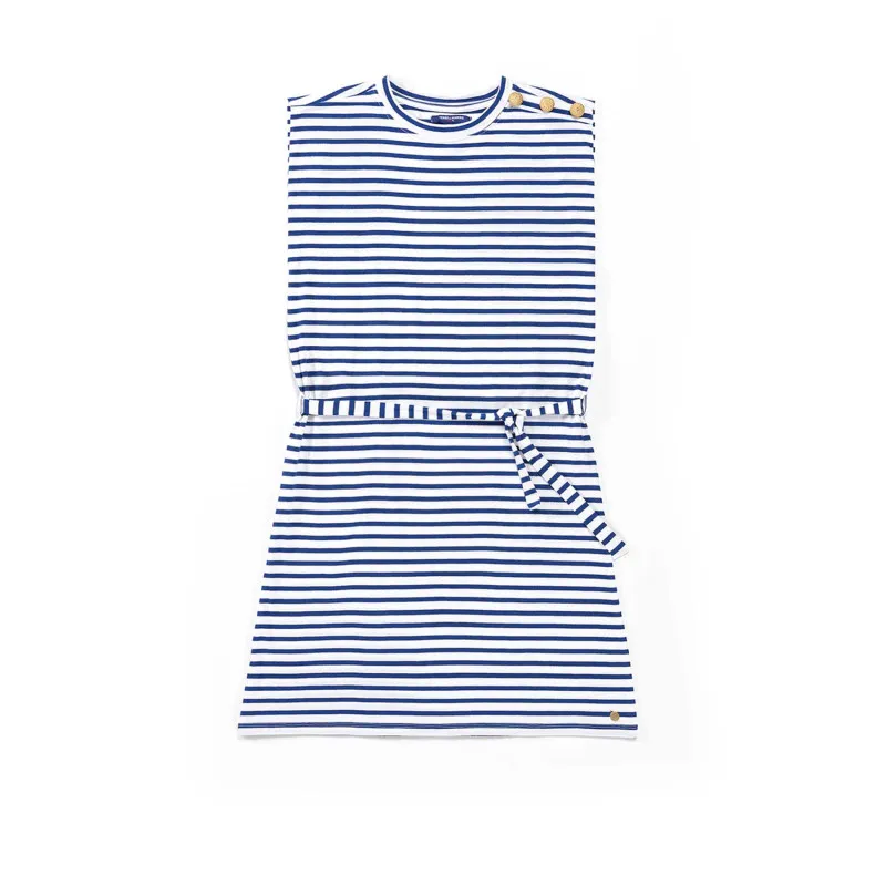 ROBE MC FOND GREGE RAYE BLEU RONRON