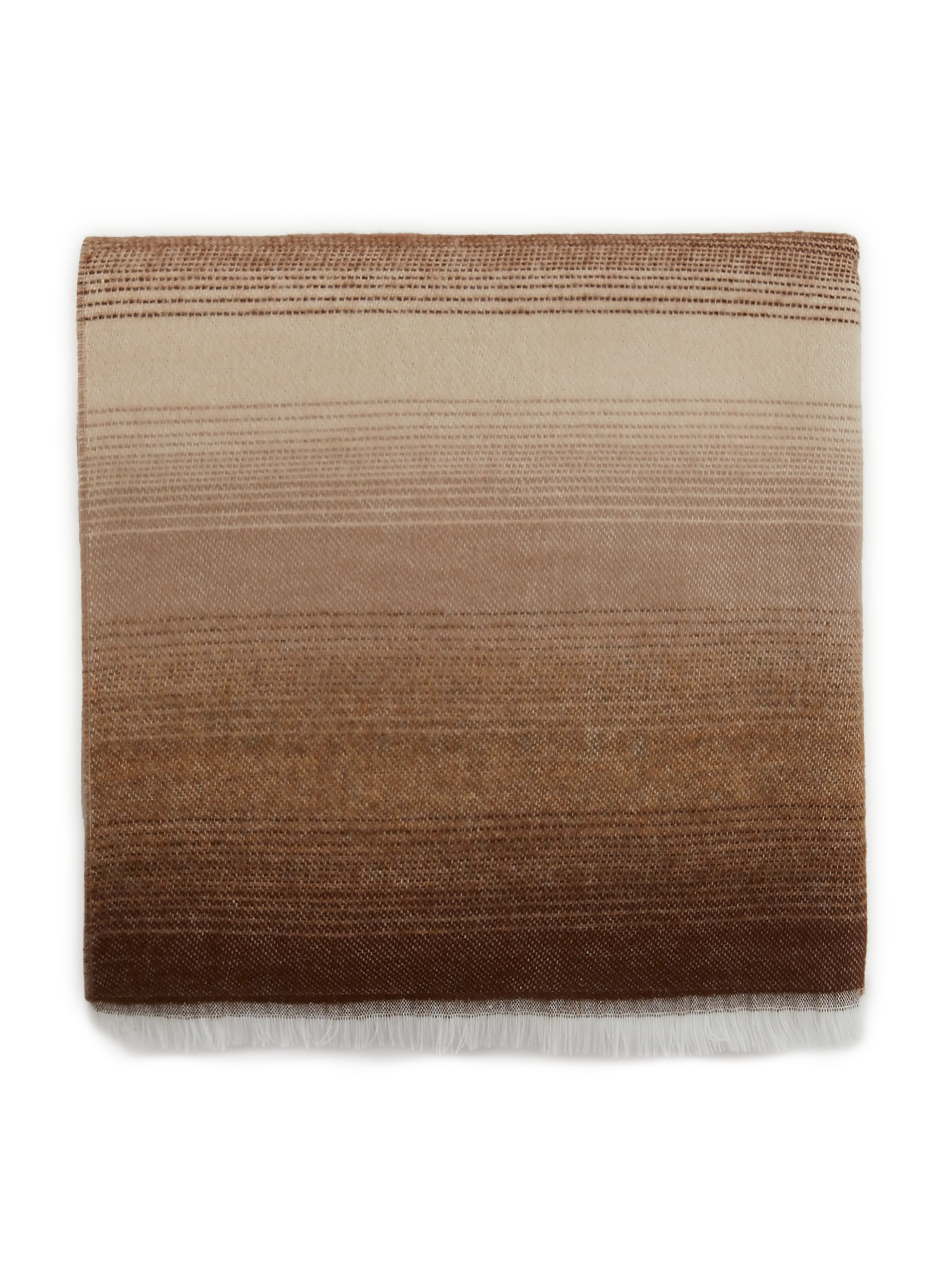 SAISON 1865  Echarpe légère à rayures - Beige