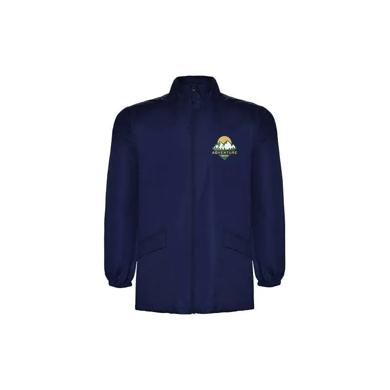 Veste de pluie légère et unisexe