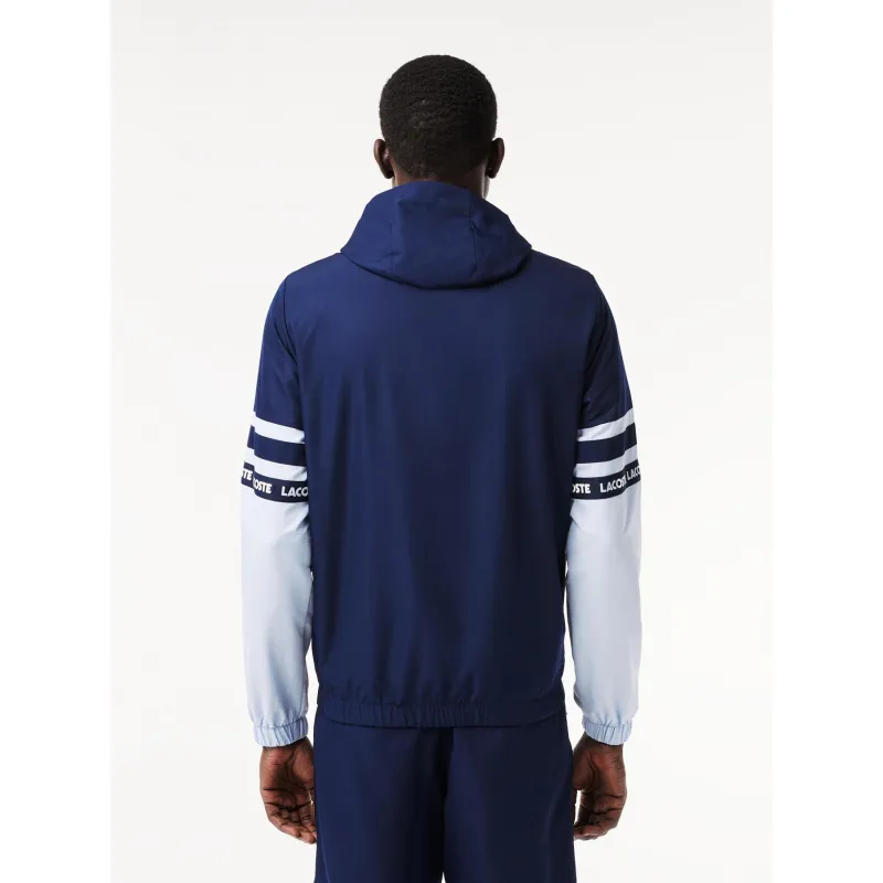 Veste légère de sport uni bleu marine homme - Lacoste | wimod