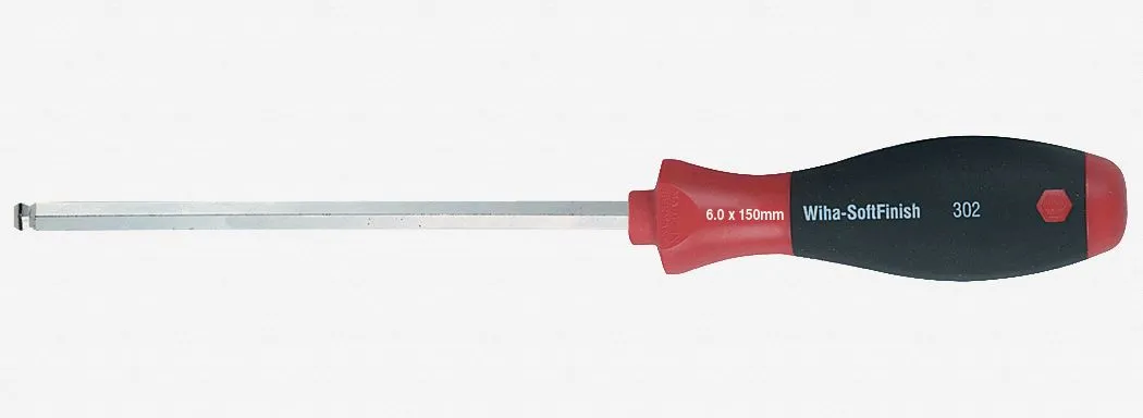 Wiha 36730 Tournevis hexagonal à extrémité sphérique 3mm x 100mm x 204mm